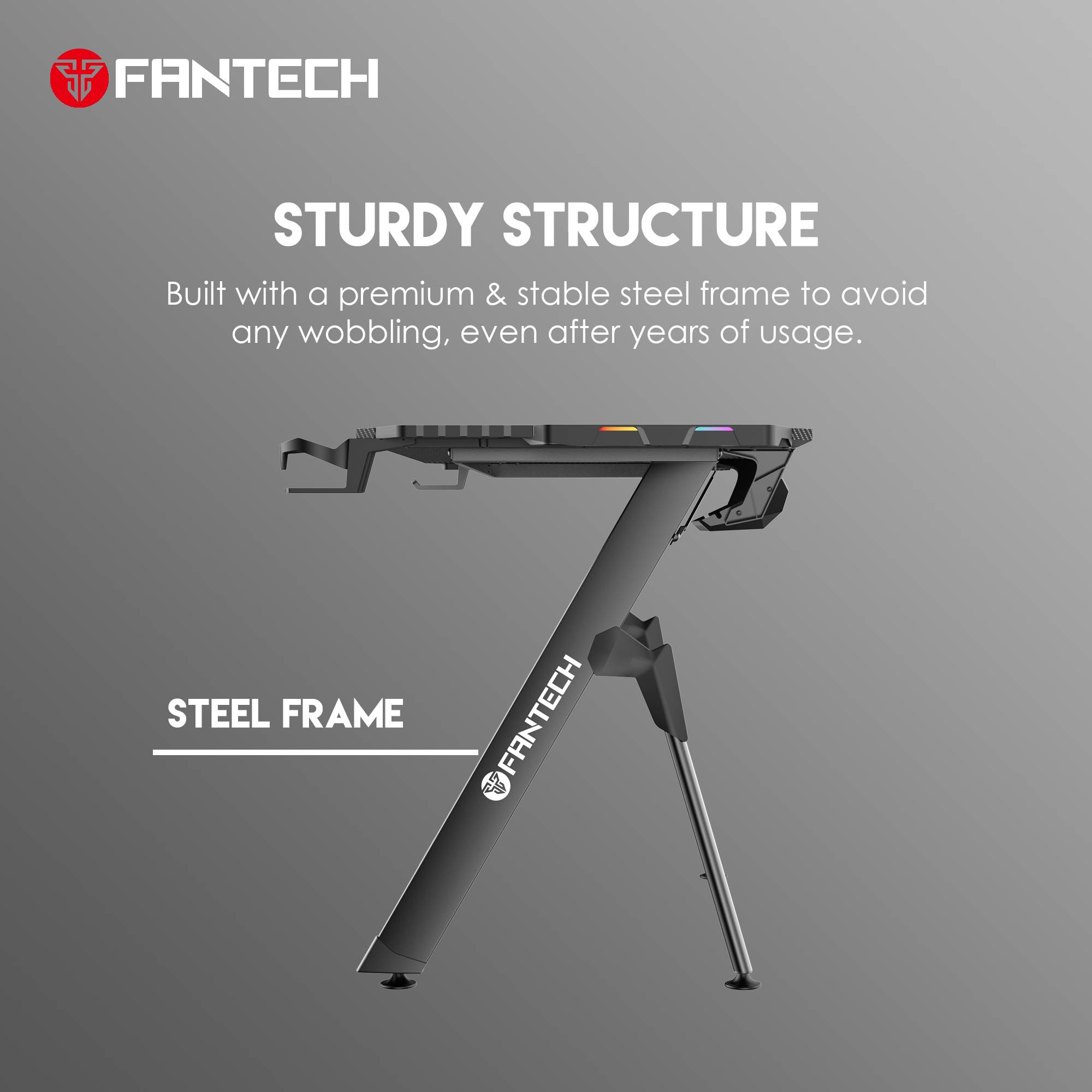 Fantech Desk GD711 RGB lighting GAMING DESK