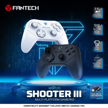 FANTECH WGP13S - 2.4G SHOOTER III MULTI-PLATFIRN WIRELESS GAMEPAD