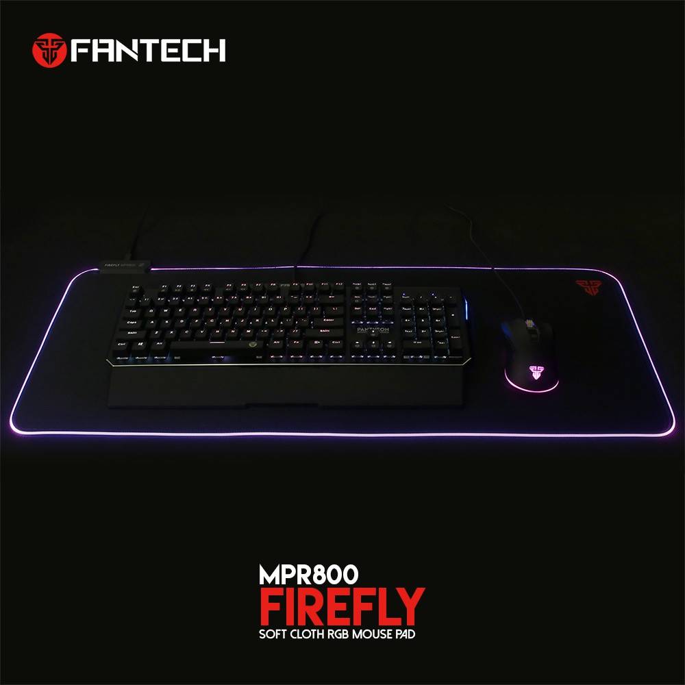 FANTECH MPR800 SOFT CLOTH RGB GAMING MOUSEPAD