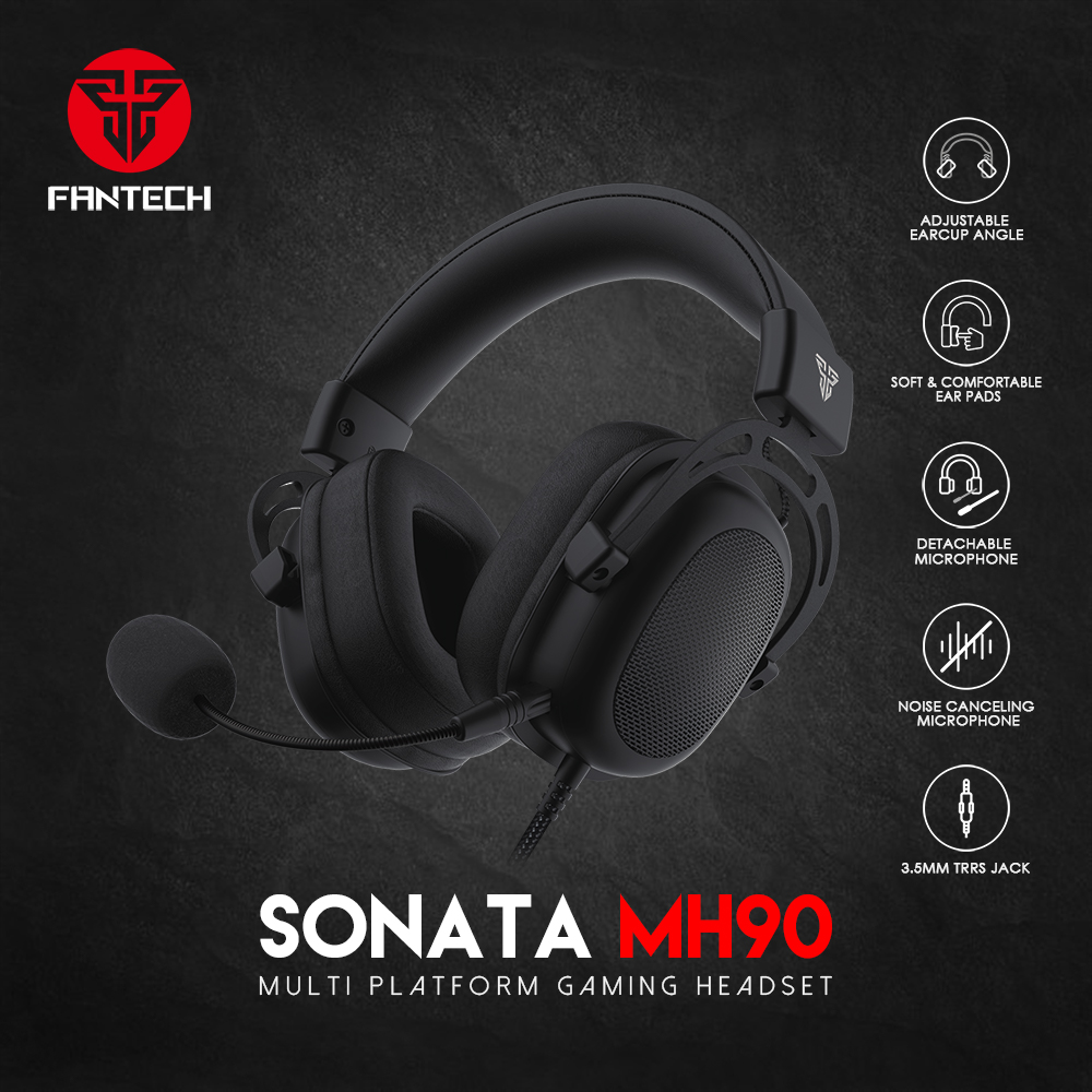 Fantech SONATA MH90 MULTIPLATFORM GAMING HEADSET FOR LAPTOP PC OR MOBILE