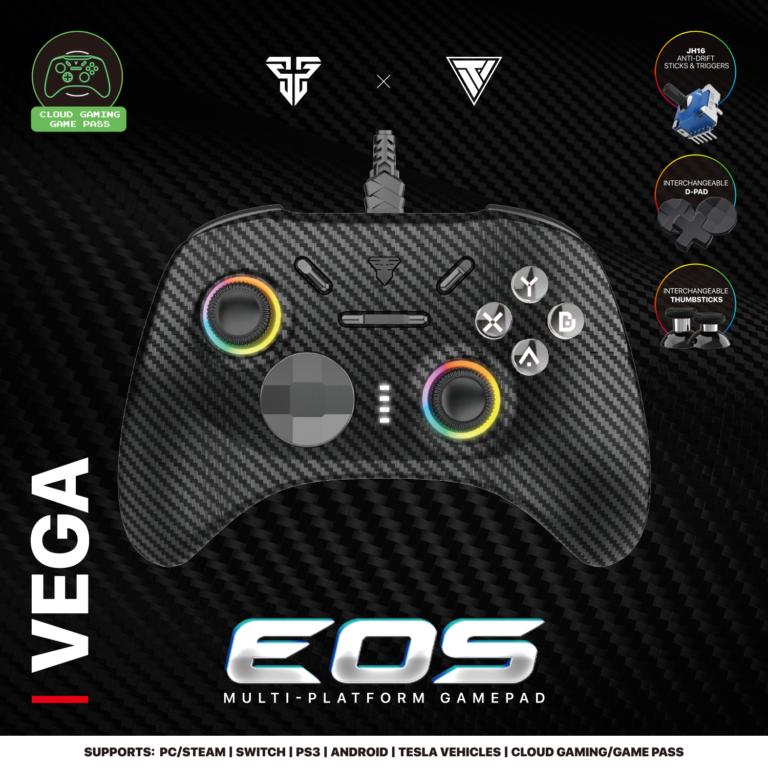 2 - Fantech GP15 VEGA: USB Wired Gaming Controller